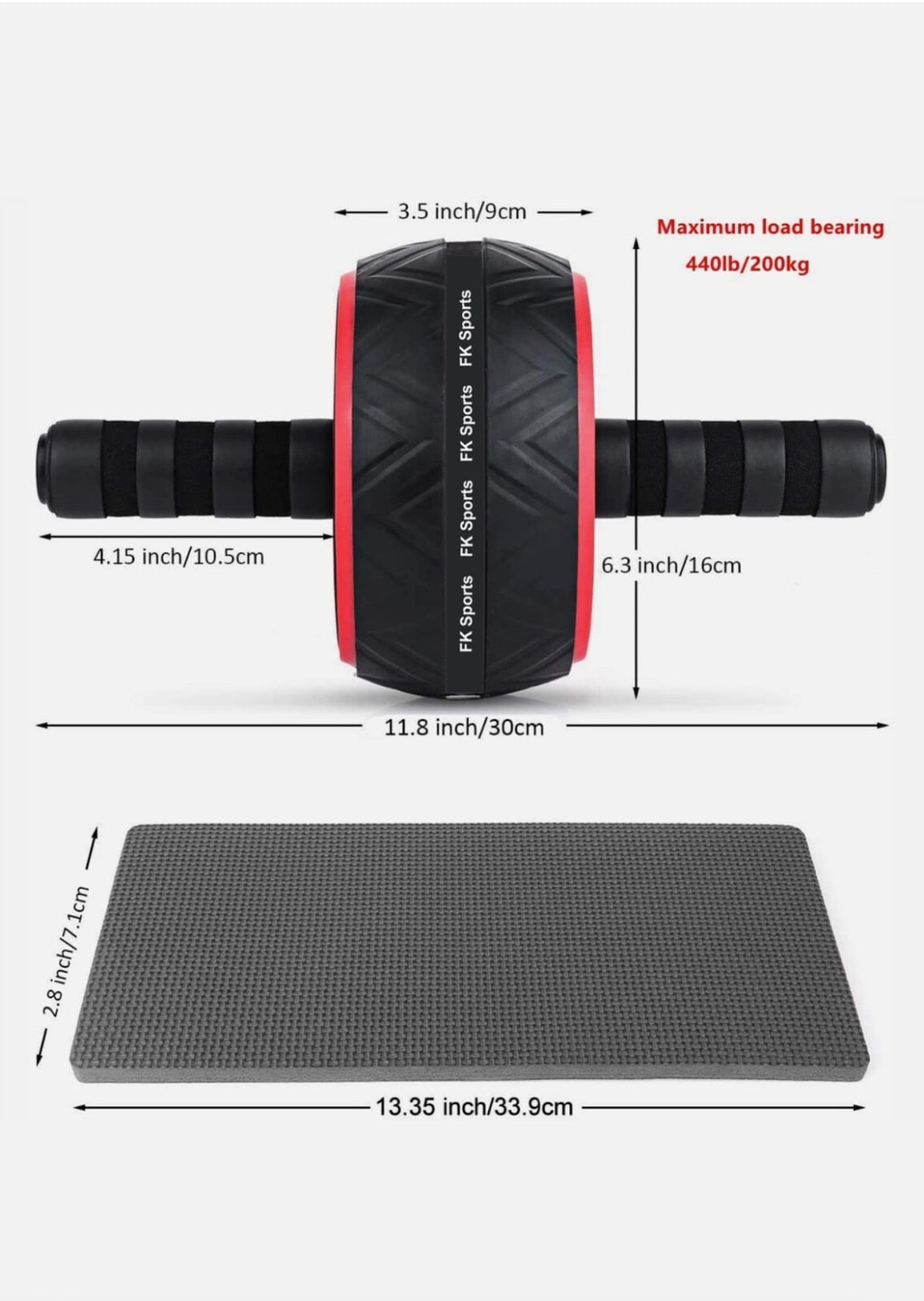Pro Abs Roller Exercise Wheel