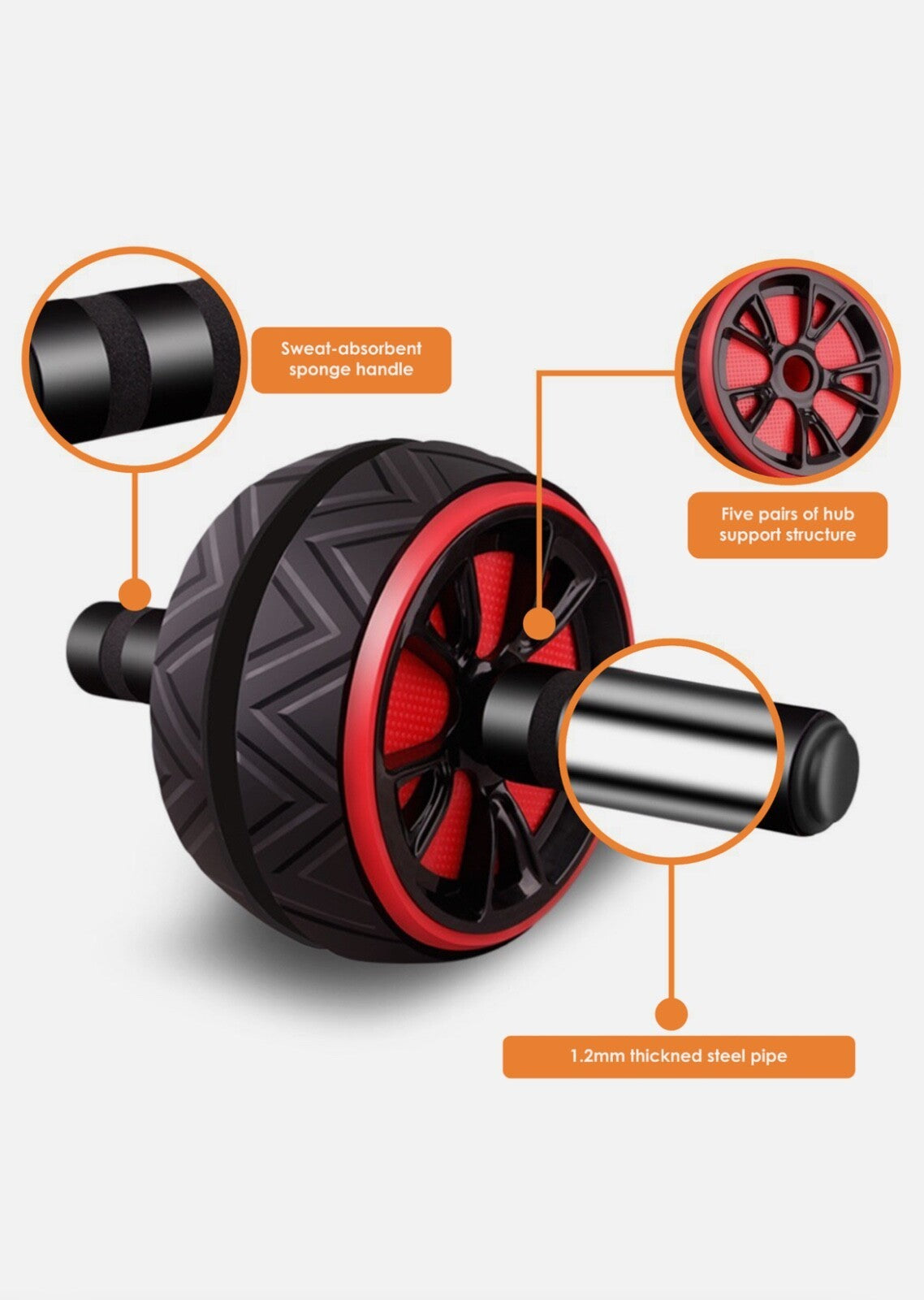 Pro Abs Roller Exercise Wheel